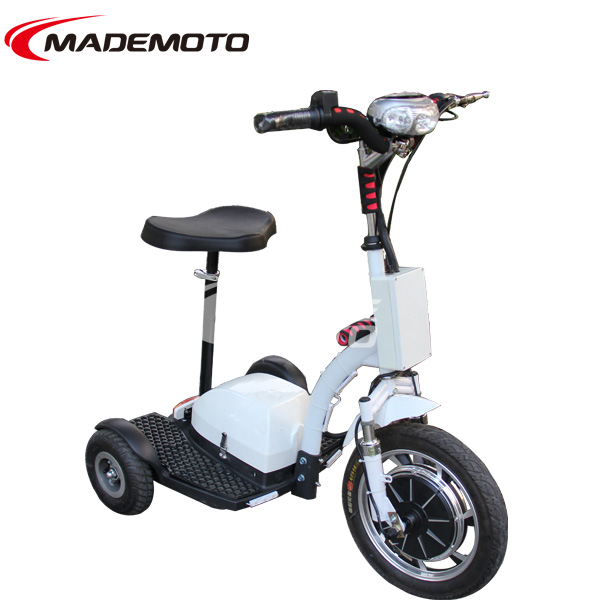 500w brushless motor 48v 12Ah Three Wheel Electric Scooter electric chariot